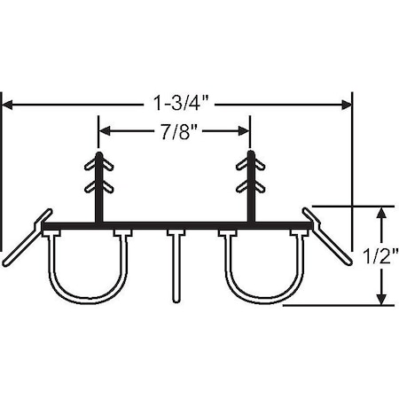 Strybuc 36in Door Bottom Brown 19-460